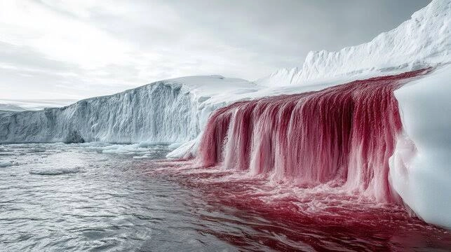 Blood river valley, Antarctica